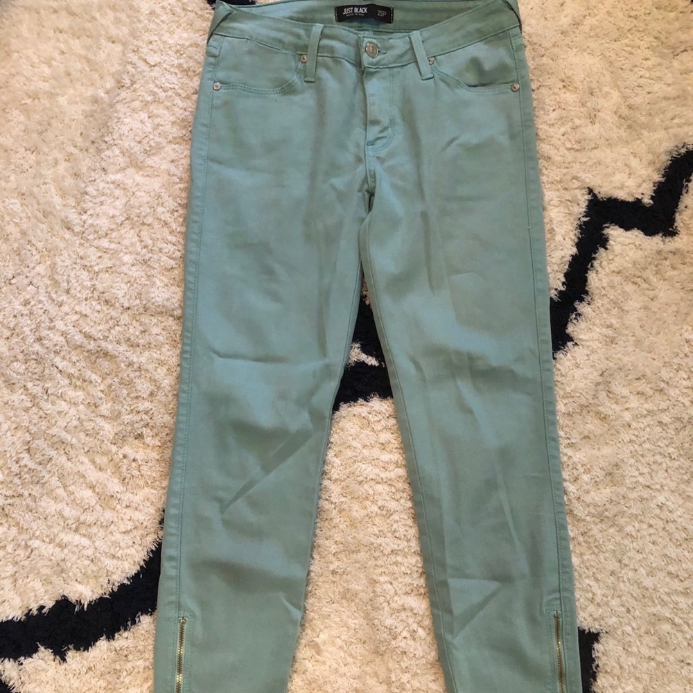 Teal Jeans